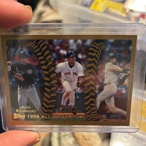 Topps Gold and Black Baseball Prints Featuring Dynamic Action Shots